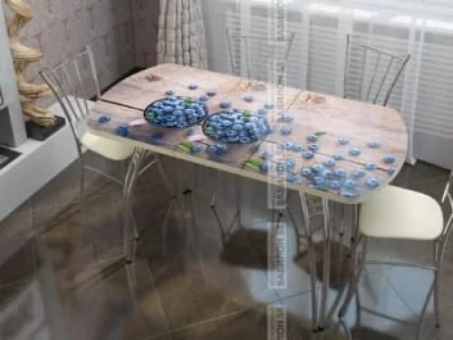 Кухонные столы с фотопечатью - современный тренд для интерьера кухни. 05