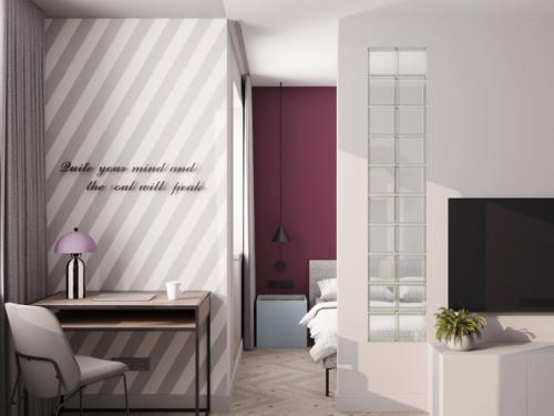 Проект квартиры 38 м 2 в ЖК Gusi - лебеди в Санкт-петербурге. 02