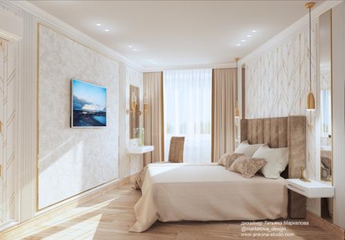 Завершила еще один дизайн - проект: интерьер трехкомнатной квартиры 120 кв. 01