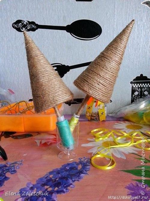 Новогодние елочки.  Идеи и мастер-класс. 07