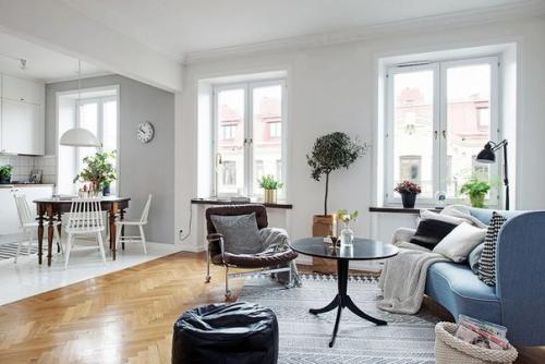 Как сделать малогабаритку просторной и уютной: 45 кв. 05