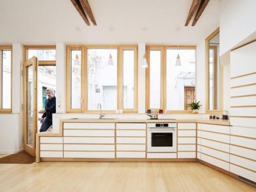 Проект реконструкции старой мастерской художника Пьера лемера (1920-2007) с целью создания минималистского лофта в самом центре Парижа. 01