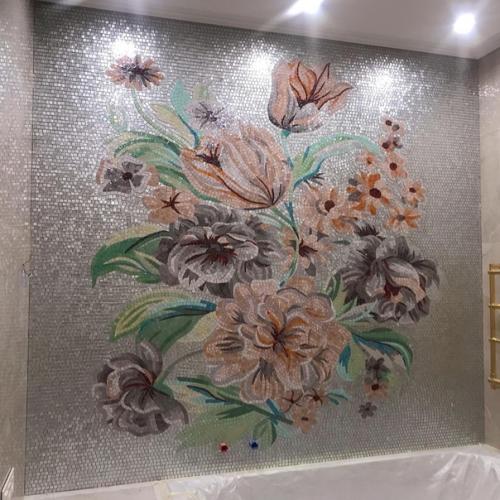 Смонтировали вчера это необыкновенное панно в ванную комнату! 08