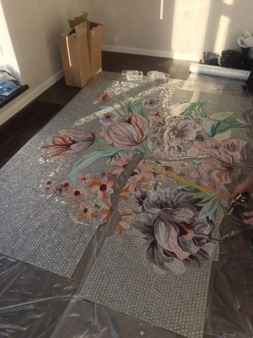 Смонтировали вчера это необыкновенное панно в ванную комнату! 03