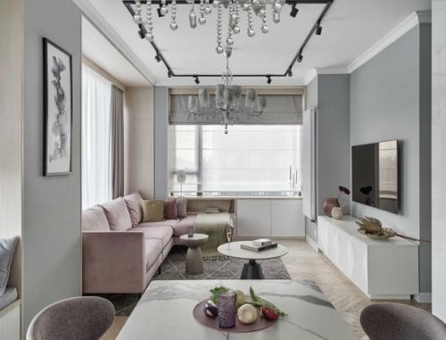 Анастасия таратута создала стильный и уютный интерьер квартиры площадью 108 квадратных метров в Москве. 02