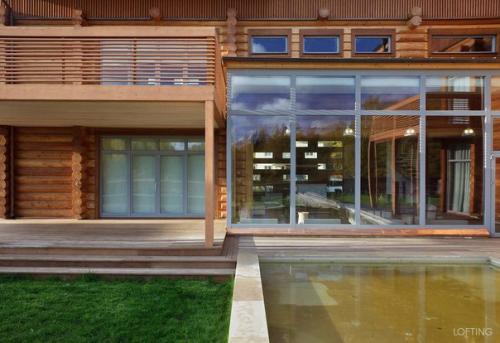 Деревянный жилой дом в подмосковном посёлке новодарьино. 09