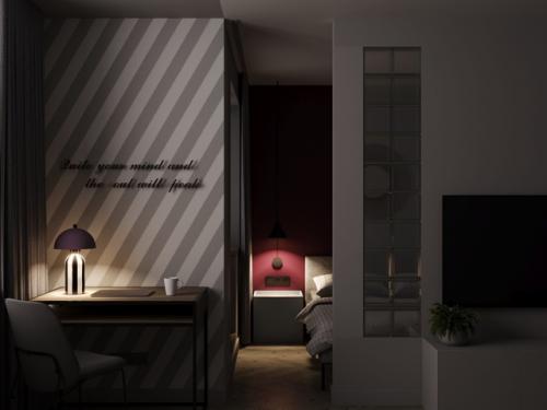 Проект квартиры 38 м 2 в ЖК Gusi - лебеди в Санкт-петербурге. 03