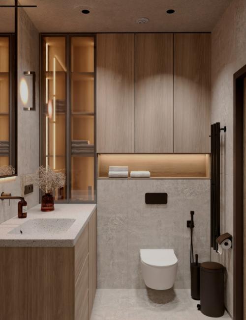 Проект однокомнатной квартиры 36 м 2 в центре Санкт-петербурга. 08