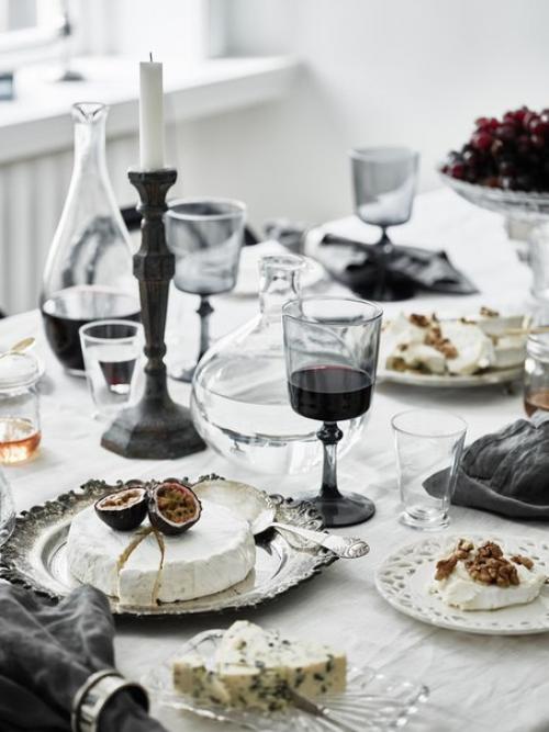 Изысканный монохромный интерьер в Гетеборге (74 кв. 02