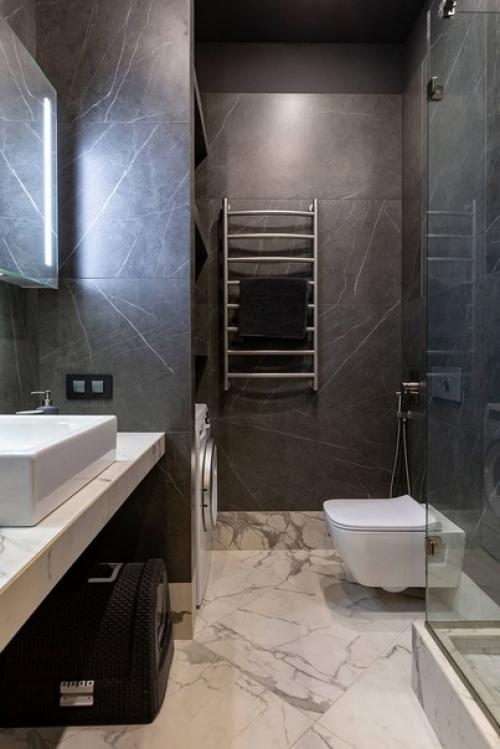 Фото реализованного дизайн - проекта интерьера однокомнатной квартиры для молодого человека. 09