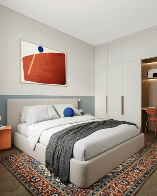 Проект 1-комнатной квартиры 46 м 2 в ЖК жасмин. 08