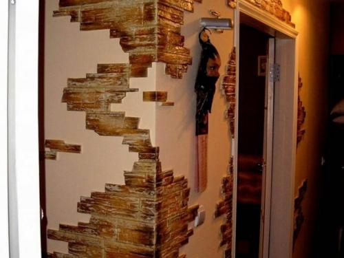 Гипсовый камень. Среди новомодных трендов есть очень красивый отделочный материал - это декоративный камень из гипса. 06