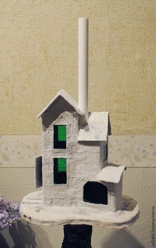 Лампа - дом своими руками. 03