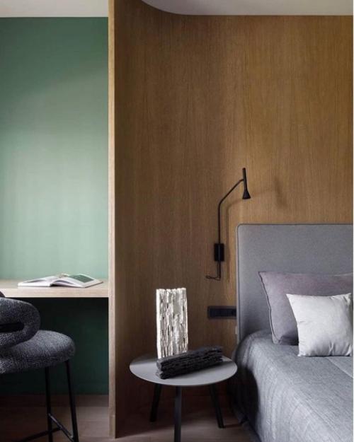 Лаконичный интерьер однокомнатной квартиры. 05