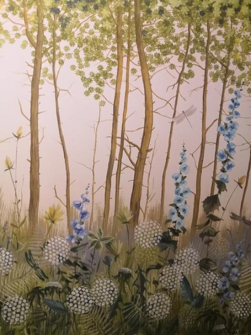 Всё в сад 140 х 150, акрил. 06