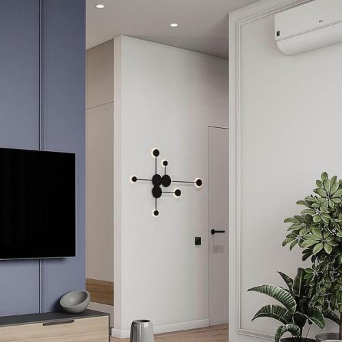 Интерьер кухни - гостиной площадью 20 м 2 с интересными цветовыми акцентами. 05