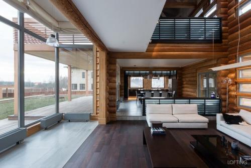 Деревянный жилой дом в подмосковном посёлке новодарьино. 07