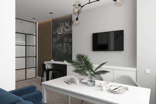 Кухня гостиная из солнечного Краснодара. 02