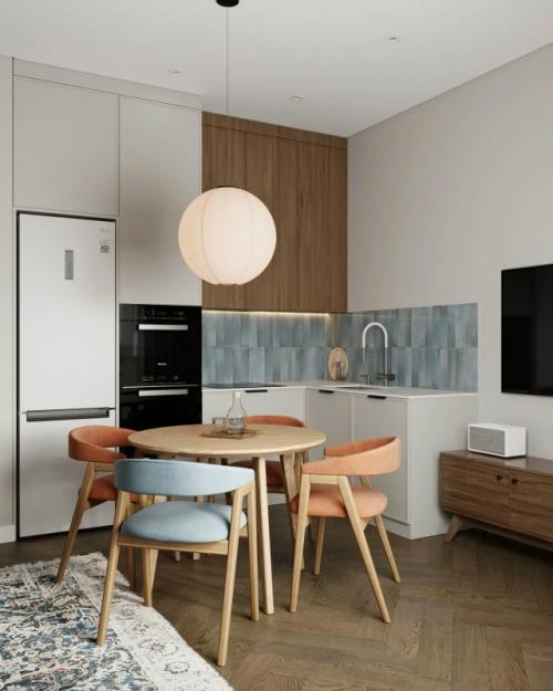 Проект 1-комнатной квартиры 46 м 2 в ЖК жасмин. 01