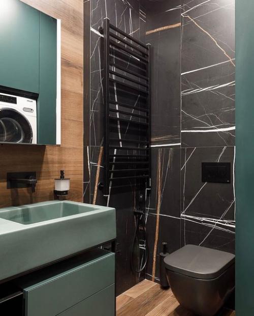 Лаконичный интерьер однокомнатной квартиры. 09