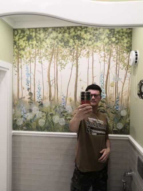 Всё в сад 140 х 150, акрил. 02