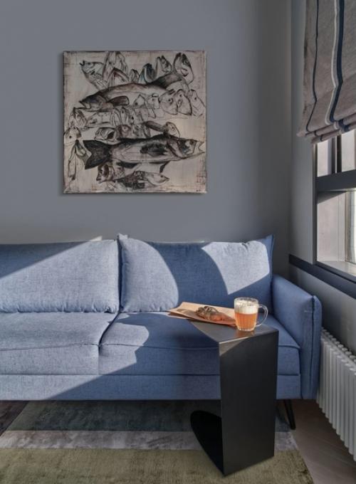 Анастасия таратута создала стильный и уютный интерьер квартиры площадью 108 квадратных метров в Москве. 05