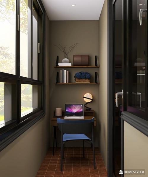 Для вашего вдохновения интерьер квартиры в современном стиле работа выполнена в программе Homestyler. 09