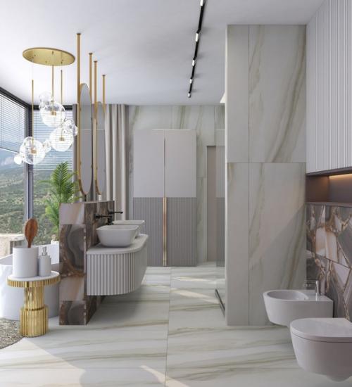 Представляю вам ванную комнату от топового дизайнера компании домострой - Марины. 03