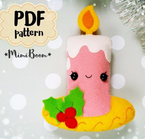 Свеча из фетра? 01