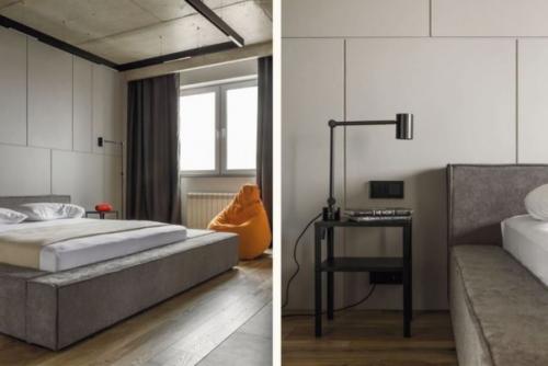 Современный брутальный интерьер квартиры - студии для молодого, креативного холостяка. 06