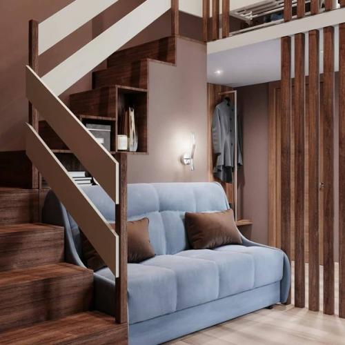 Как удачно организовали интерьер такой небольшой квартиры. 04