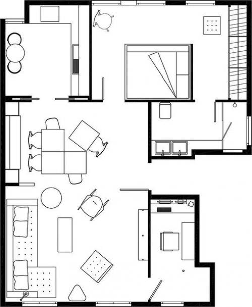 Квартира площадью 65 кв. 09