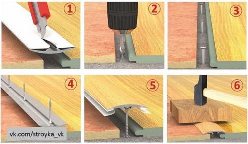 Порожки для пола. 02