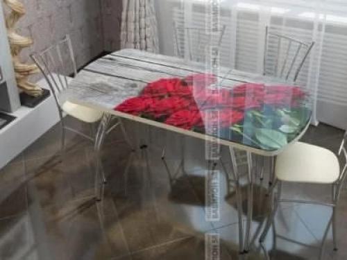 Кухонные столы с фотопечатью - современный тренд для интерьера кухни. 02