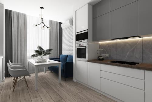 Кухня гостиная из солнечного Краснодара. 03