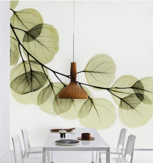 Одним из самых оригинальных приёмов в оформлении интерьера, является роспись стен. 08