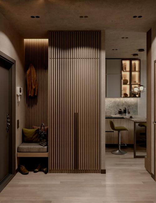 Проект однокомнатной квартиры 36 м 2 в центре Санкт-петербурга. 07