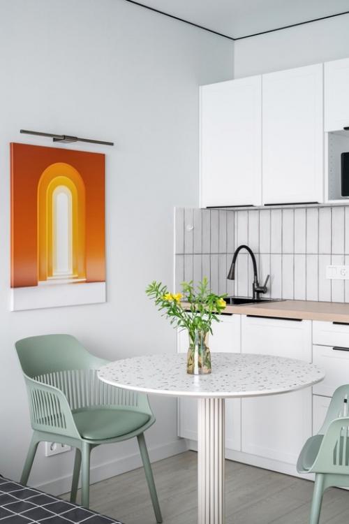 Интерьер квартиры - студии 25 кв. 04