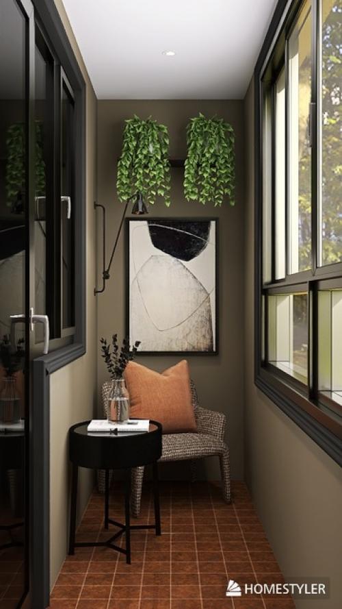 Для вашего вдохновения интерьер квартиры в современном стиле работа выполнена в программе Homestyler. 08