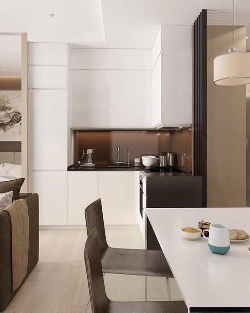 Дизайн интерьера в стиле контемпорари для молодой пары. 02