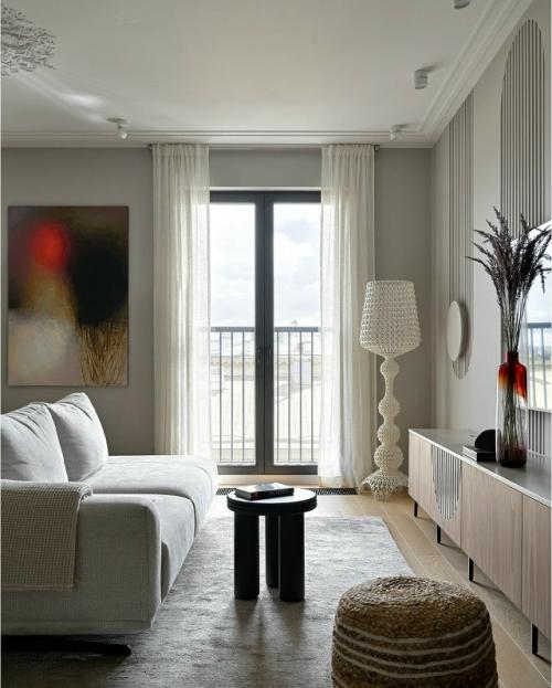 Реализованный интерьер квартиры, площадью 106 кв. 02