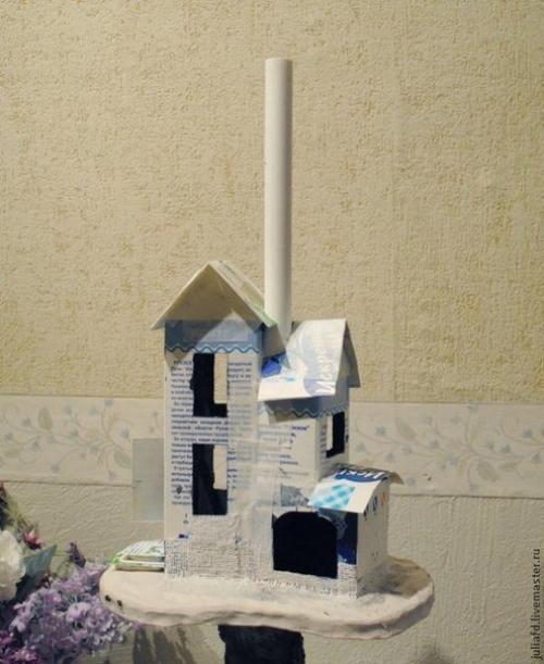 Лампа - дом своими руками. 02