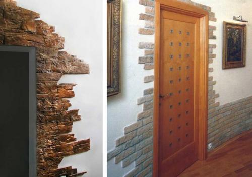 Гипсовый камень. Среди новомодных трендов есть очень красивый отделочный материал - это декоративный камень из гипса. 07