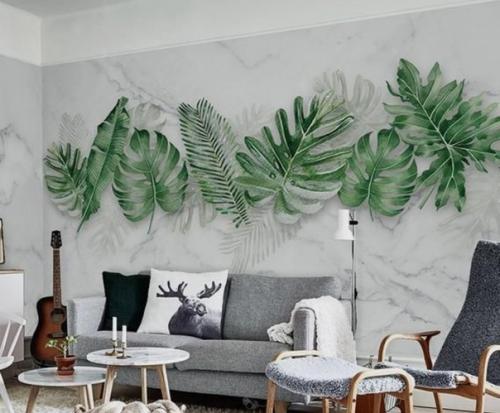 Одним из самых оригинальных приёмов в оформлении интерьера, является роспись стен. 07