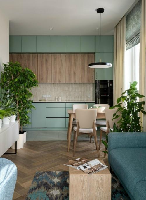 Дизайнер Милана колодник создала интерьер, где гармонично сочетаются природа, творчество и уют. 07