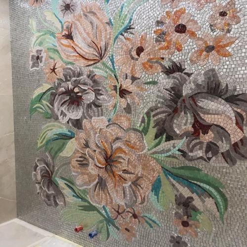 Смонтировали вчера это необыкновенное панно в ванную комнату! 01