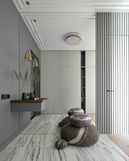 Реализованный интерьер квартиры, площадью 106 кв. 09