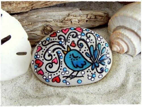 Идеи расписных камушков? 02