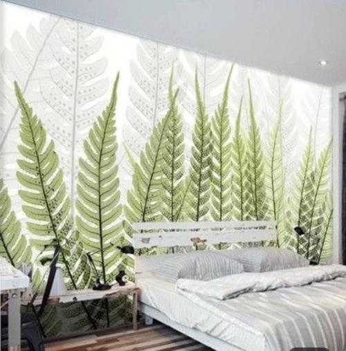 Одним из самых оригинальных приёмов в оформлении интерьера, является роспись стен. 09