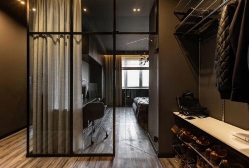 Фото реализованного дизайн - проекта интерьера однокомнатной квартиры для молодого человека. 05